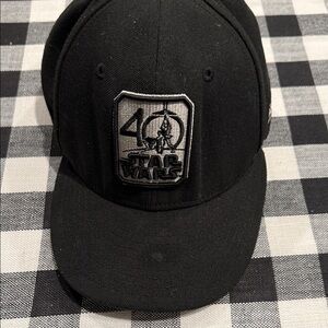 Star Wars 40th Anniversary Black Hat